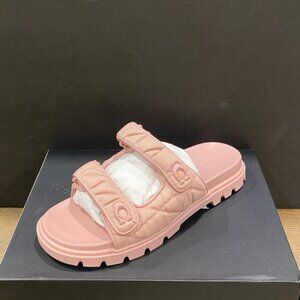 Coach Ballerina Sculpted C Double Band Sandals Shoes Flats Heels Pumps NEW